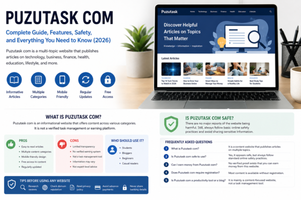Puzutask com Complete Guide, Features, Safety, and Everything You Need to Know (2026)